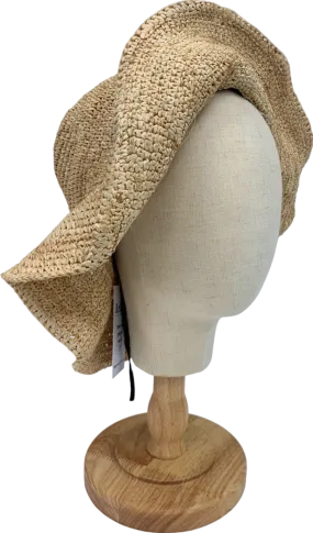 Monday Natural Straw Bucket Hat UK Size Ladies