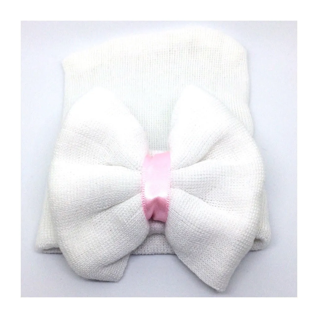 Newborn Baby hat-white