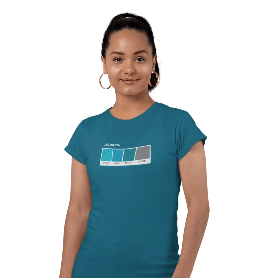 Ocean - Women's Fitted T-Shirt