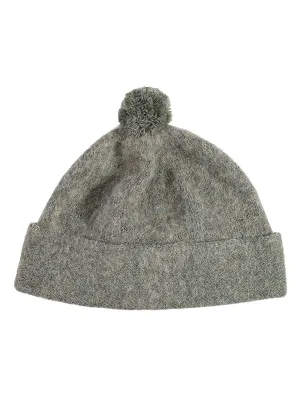 Plain Shetland Hat Sage Blue