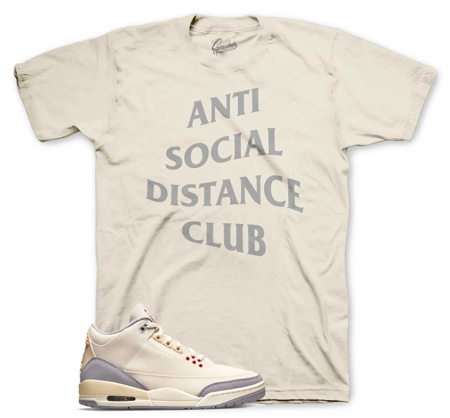 Retro 3 Muslin Social Distance Shirt