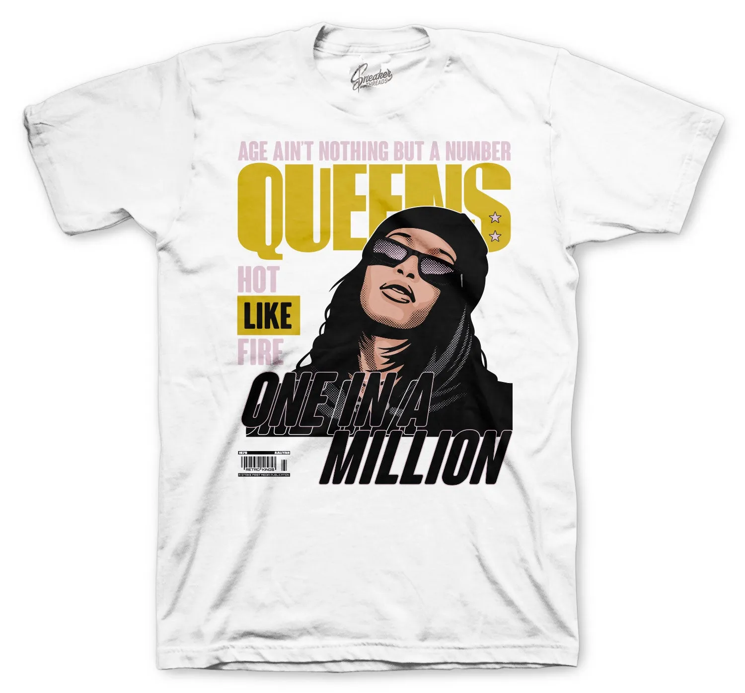 Retro 6 Gold Hoops Queens Shirt