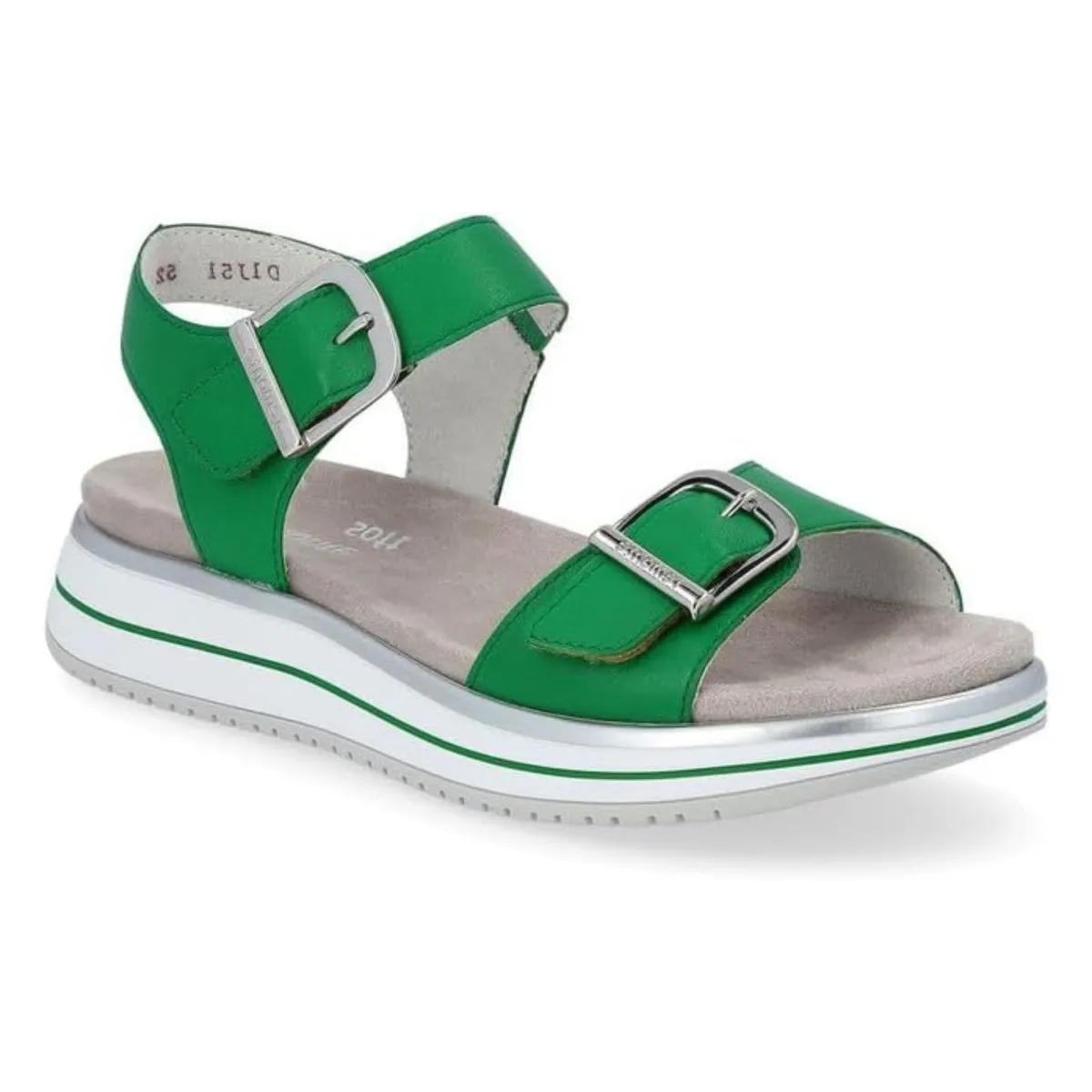 Rieker Women's D1J51-52 Apple Green Leather