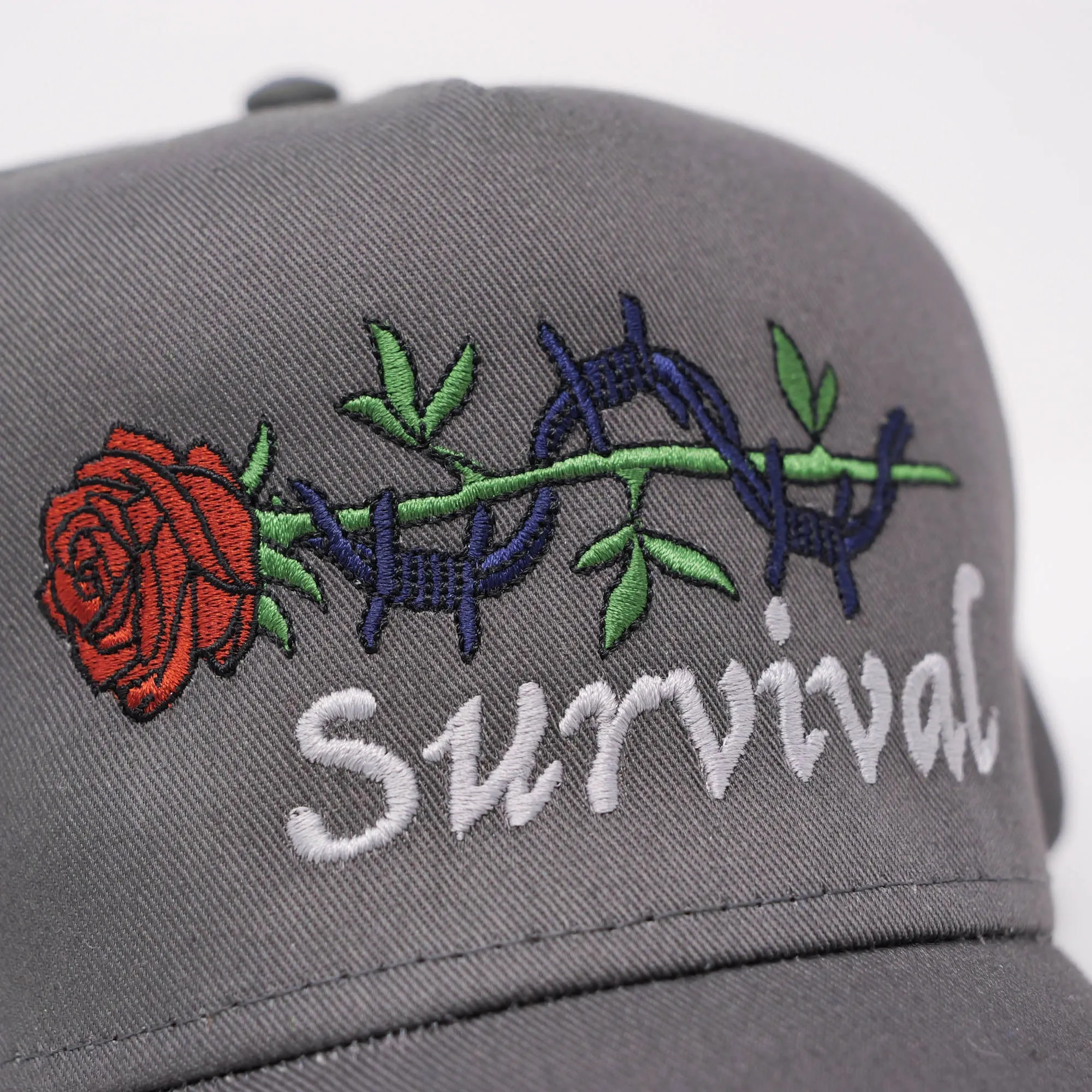 ROSES SNAPBACK HAT GREY