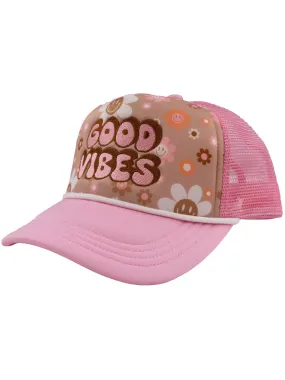 Simply Southern 'Good Vibes' Trucker Hat - Spread Positivity in Style