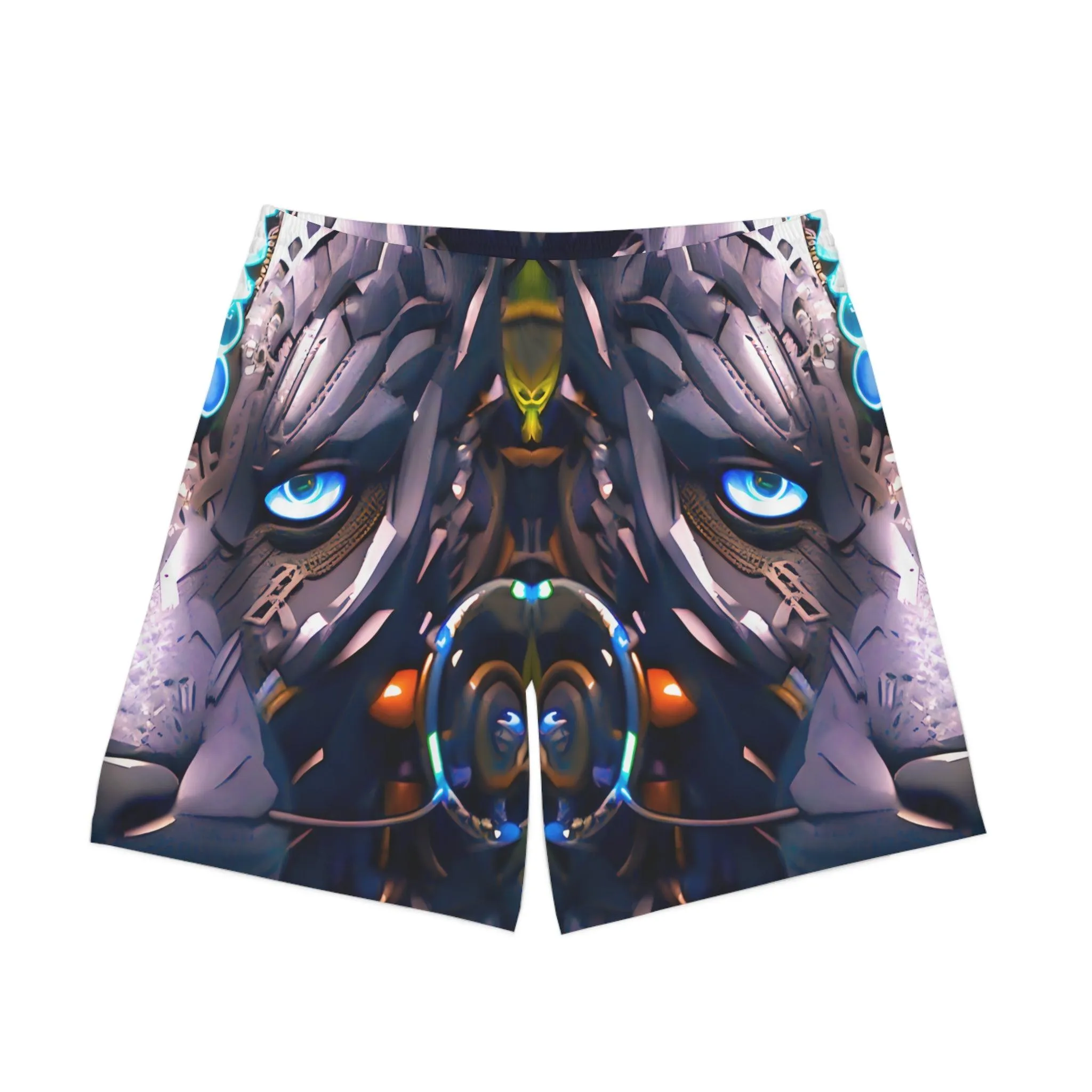 The Jeweled Jaguar Jungle Beach Shorts