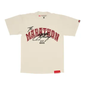 The Marathon Clothing Arch & Script T-Shirt - Bone