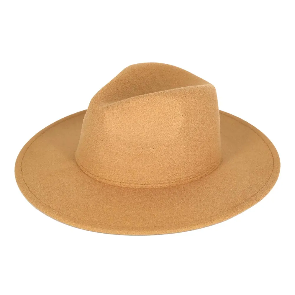 Trendy Solid Panama Hat