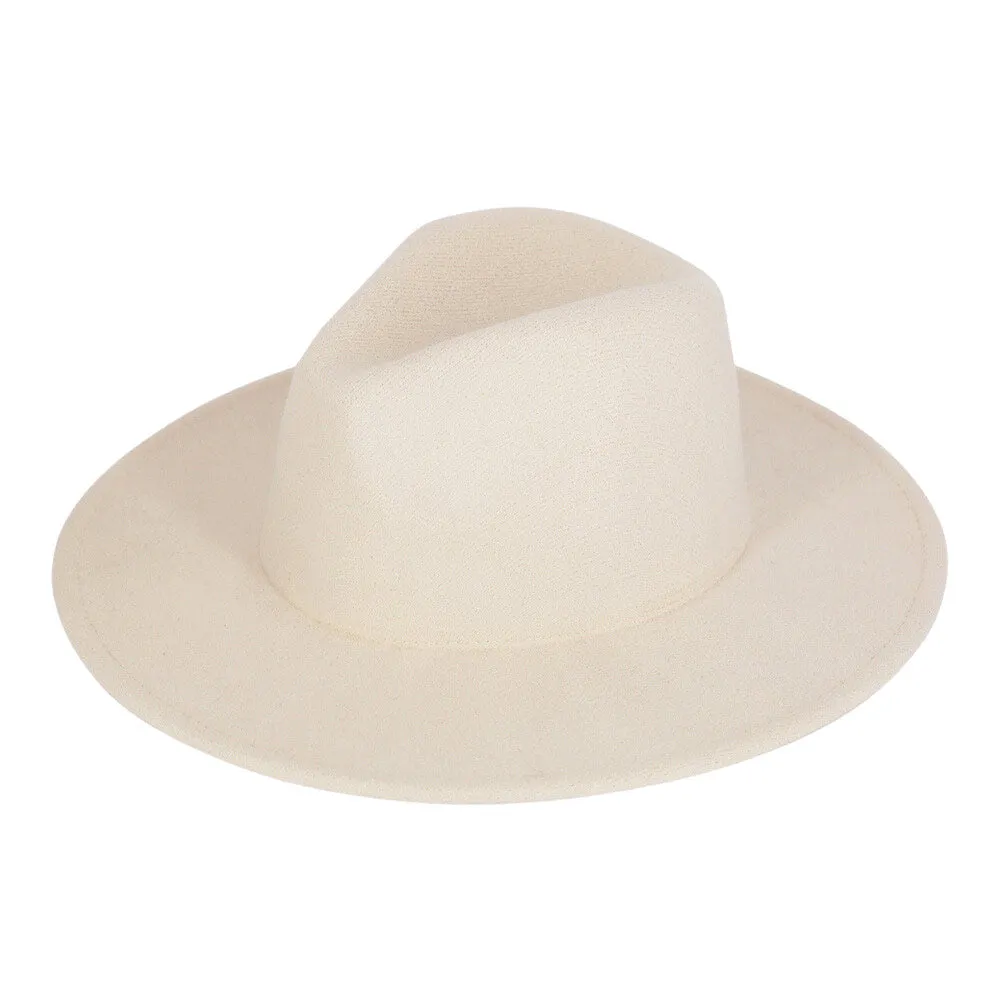 Trendy Solid Panama Hat