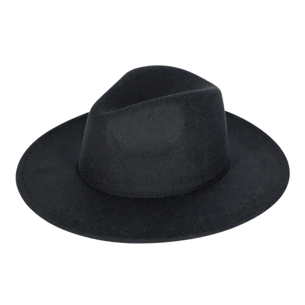 Trendy Solid Panama Hat