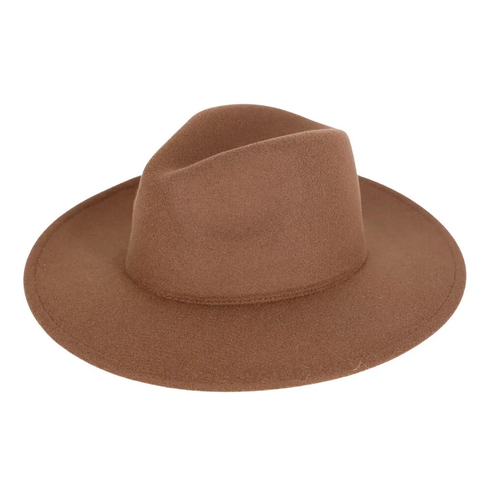 Trendy Solid Panama Hat