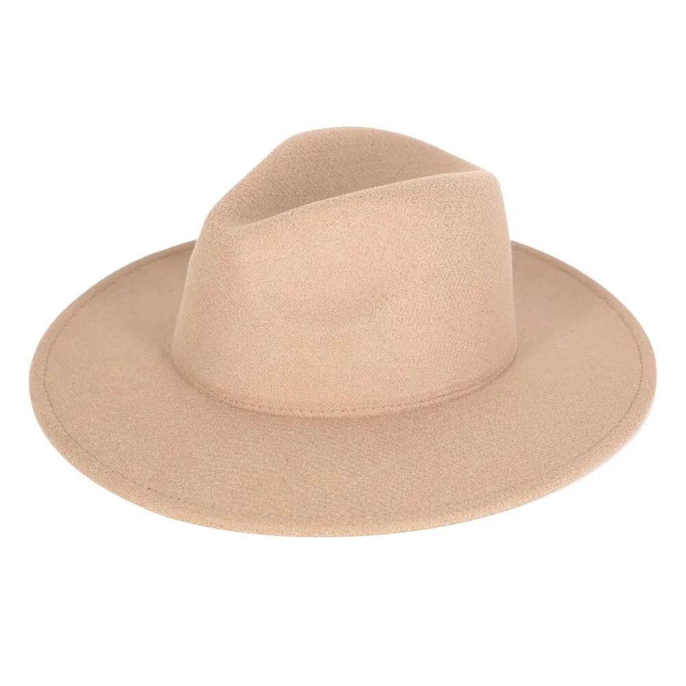 Trendy Solid Panama Hat