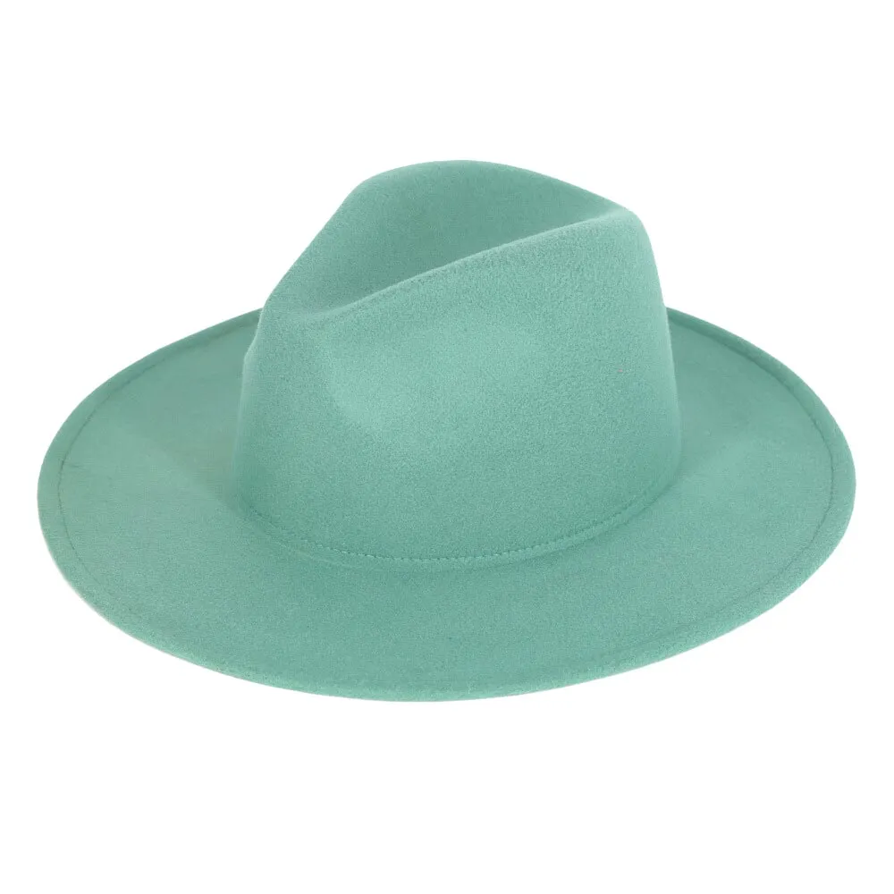 Trendy Solid Panama Hat