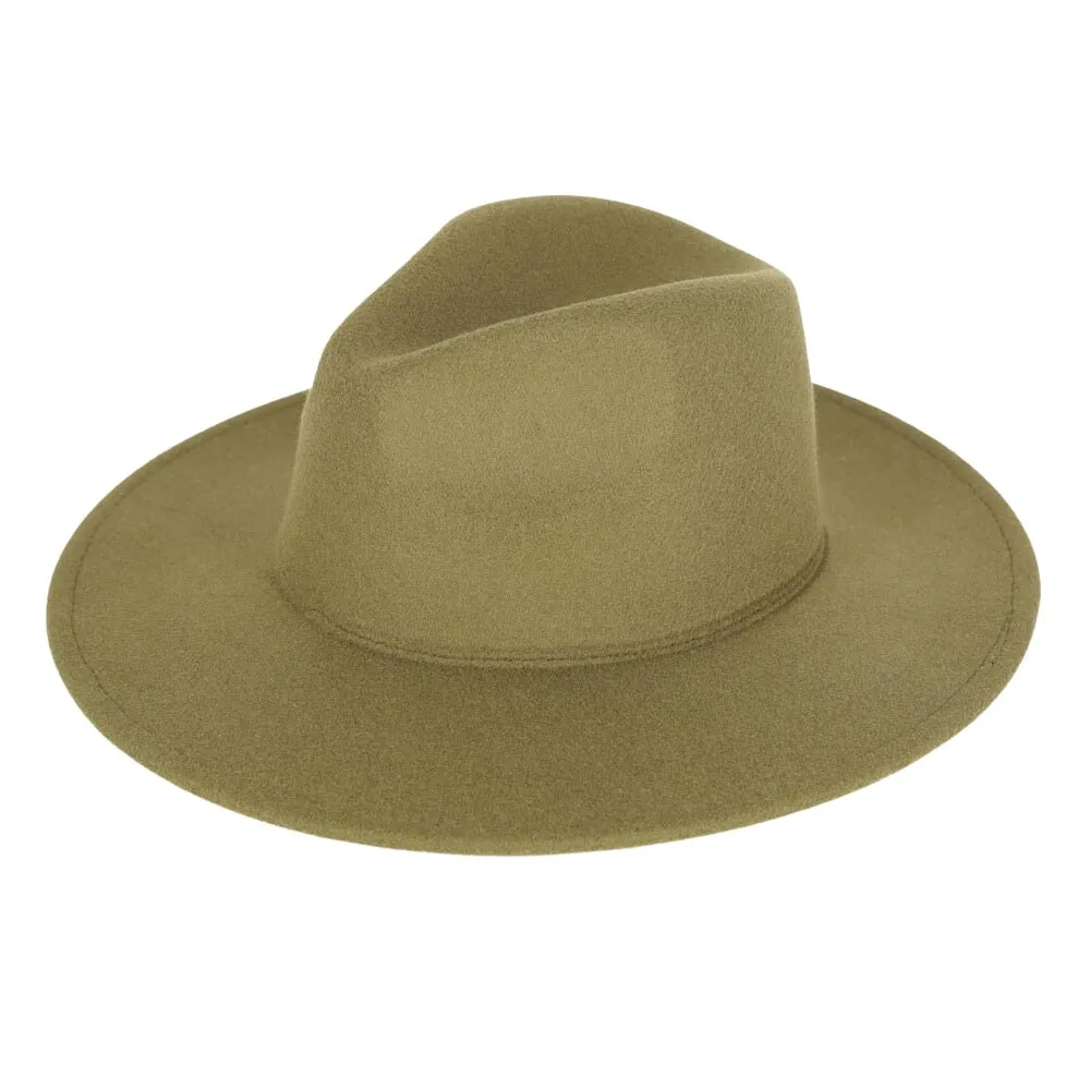 Trendy Solid Panama Hat