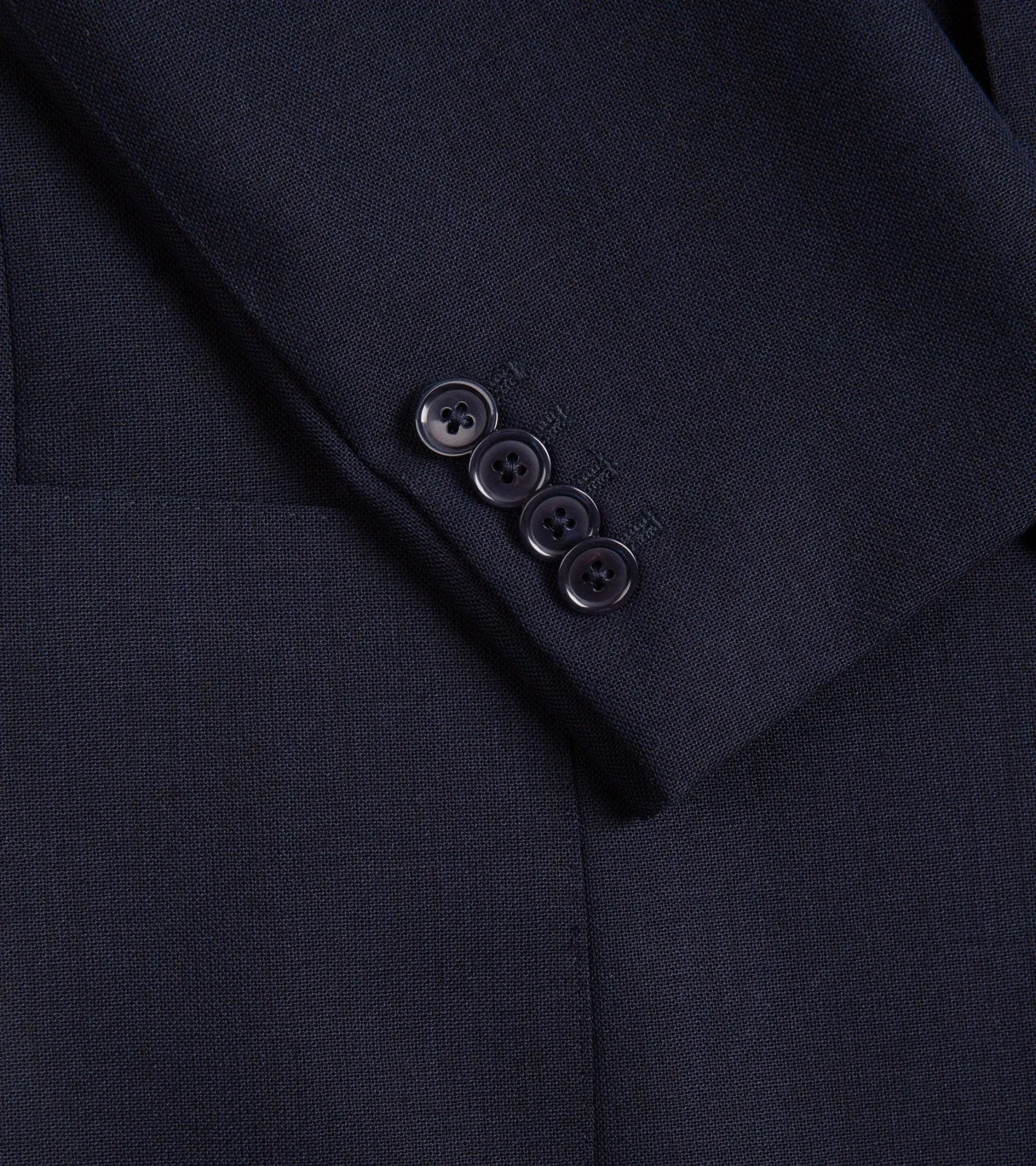 Trunk Wigmore Wool Fresco Suit Jacket: Navy