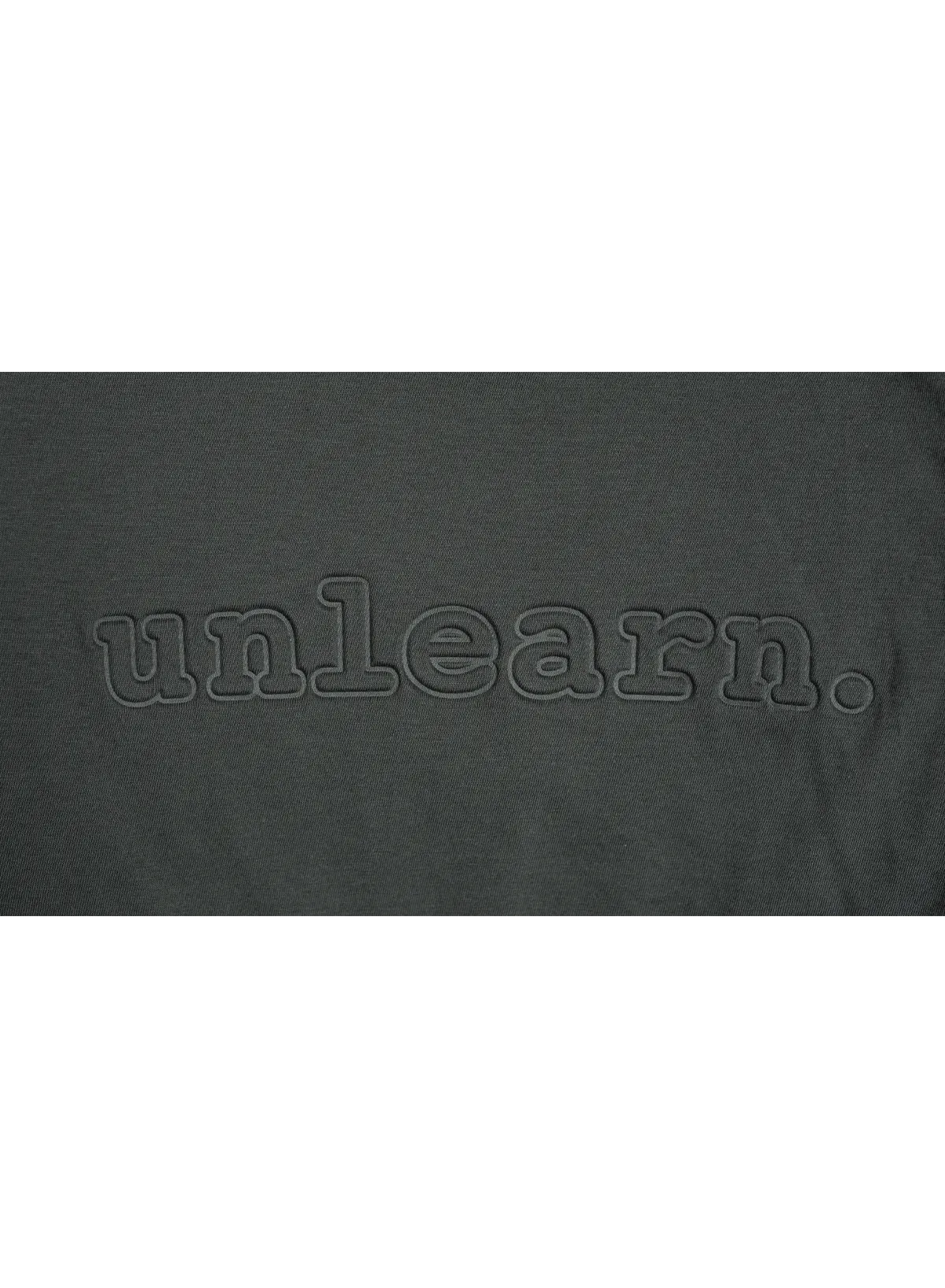 unlearn. Embossed Logo - Women's Fitted T-Shirt