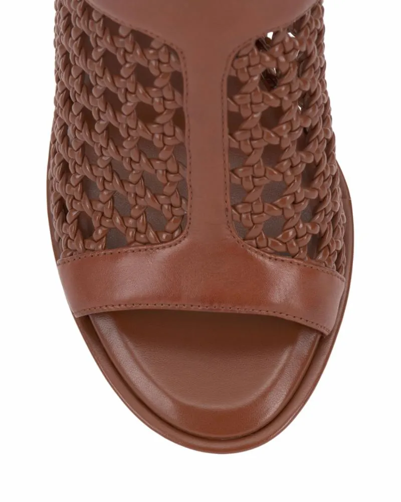 Vince Camuto FINDRI WHISKEY/SMALL PU WOVEN BURNISH