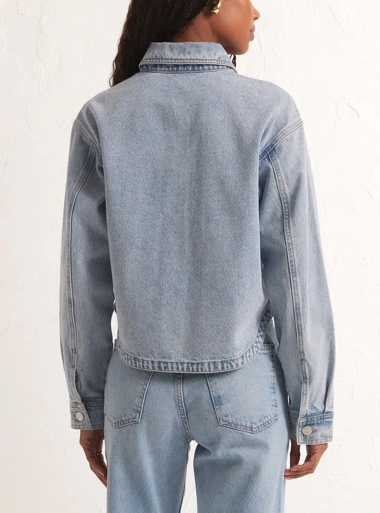 Z Supply Cropped Denim Jacket