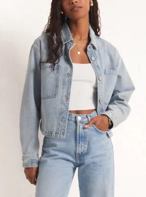 Z Supply Cropped Denim Jacket